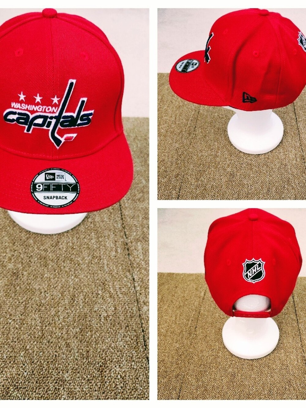 WASHINGTON CAPITALS NHL HOCKEY SNAPBACK HAT.